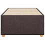 Voir la diapositive 4 : VIDAXL Cadre de lit sans matelas marron fonce 80x200 cm tissu