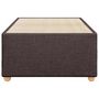 Voir la diapositive 4 : VIDAXL Cadre de lit sans matelas marron fonce 80x200 cm tissu