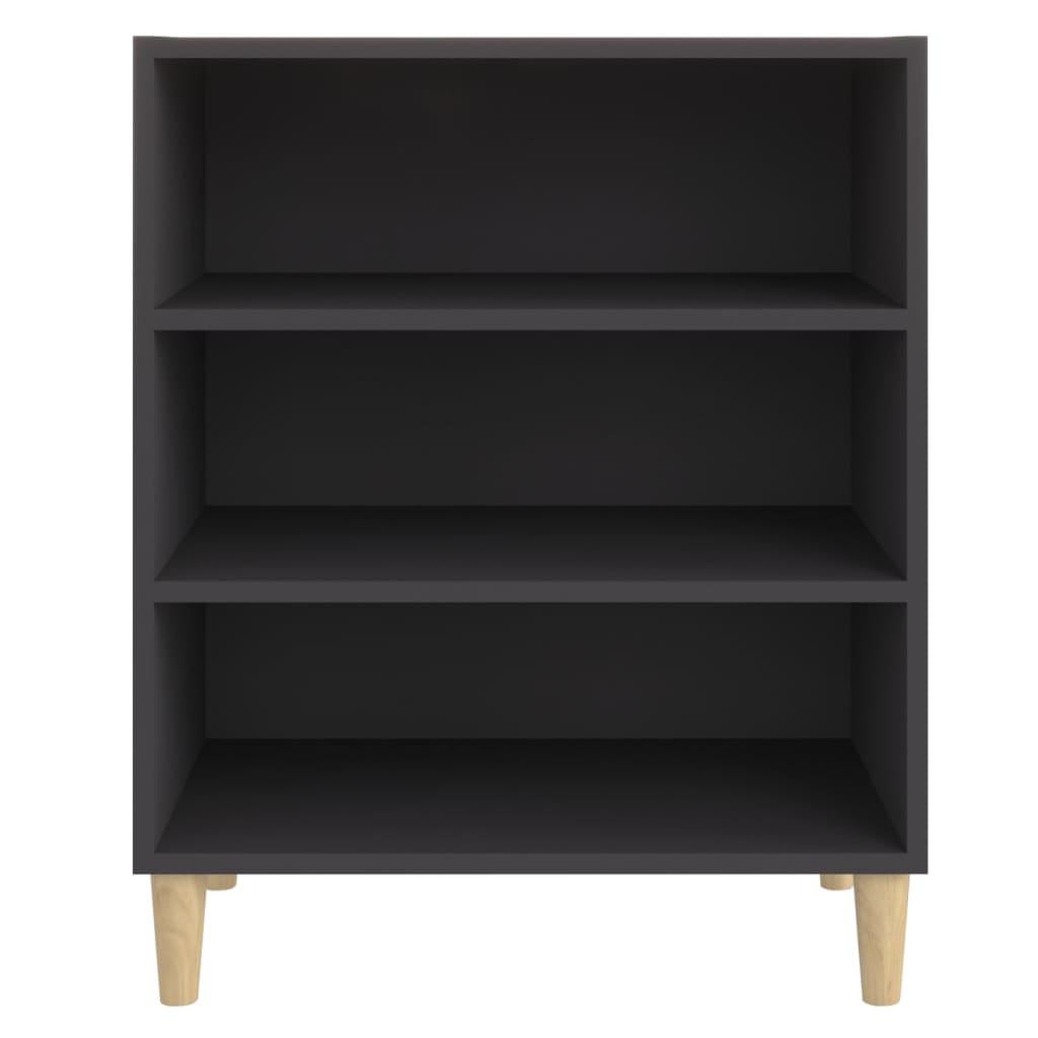 Voir la diapositive 4 : VIDAXL Buffet gris 57x35x70 cm bois d'ingenierie