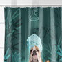 Voir la diapositive 2 : Douceur d'Intérieur Rideau de douche 180x200 Doggy Zen