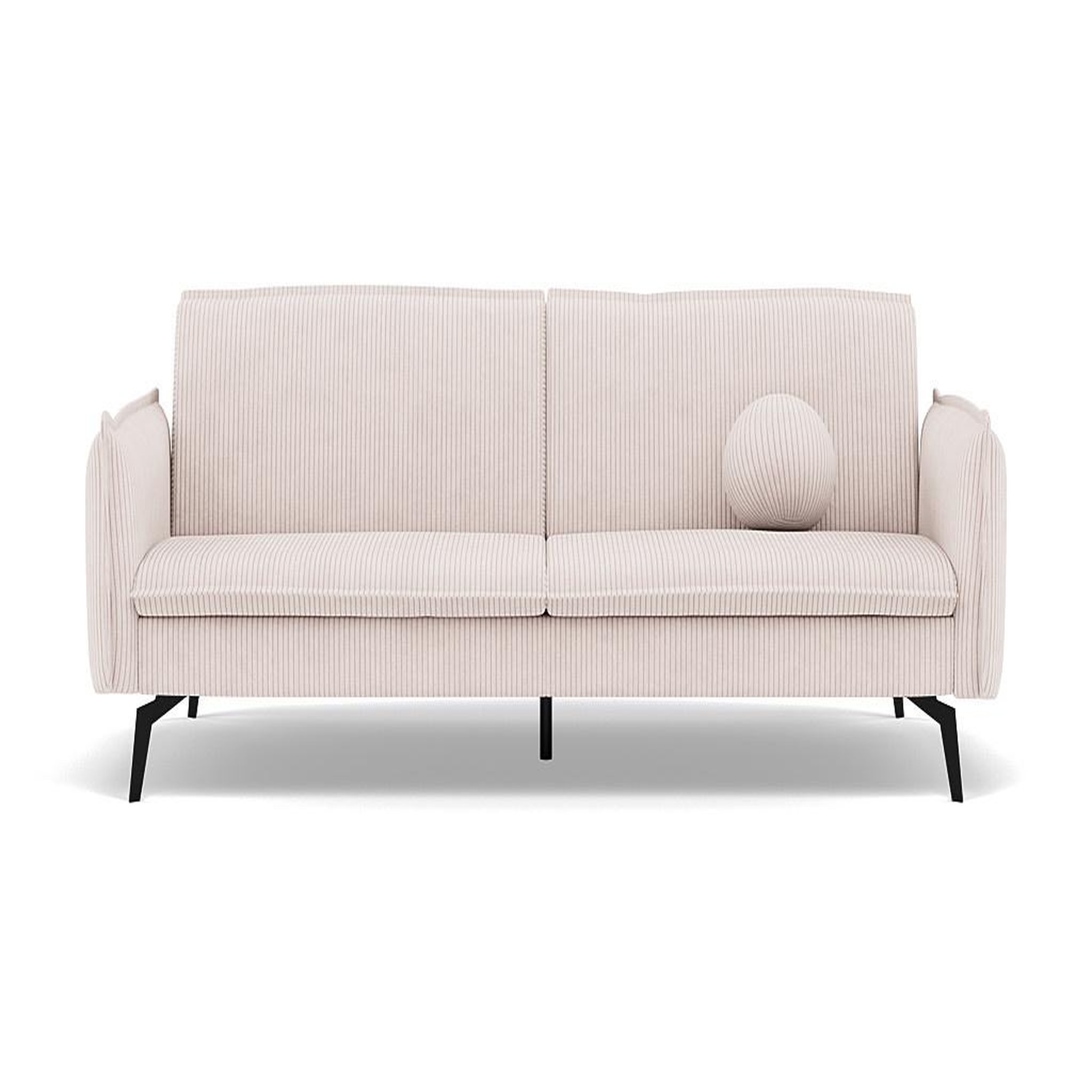 Voir la diapositive 1 : BEST MOBILIER Lexie - canapé convertible clic-clac 2 places en velours côtelé