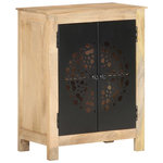 VIDAXL Buffet 60x35x75 cm Bois de manguier massif