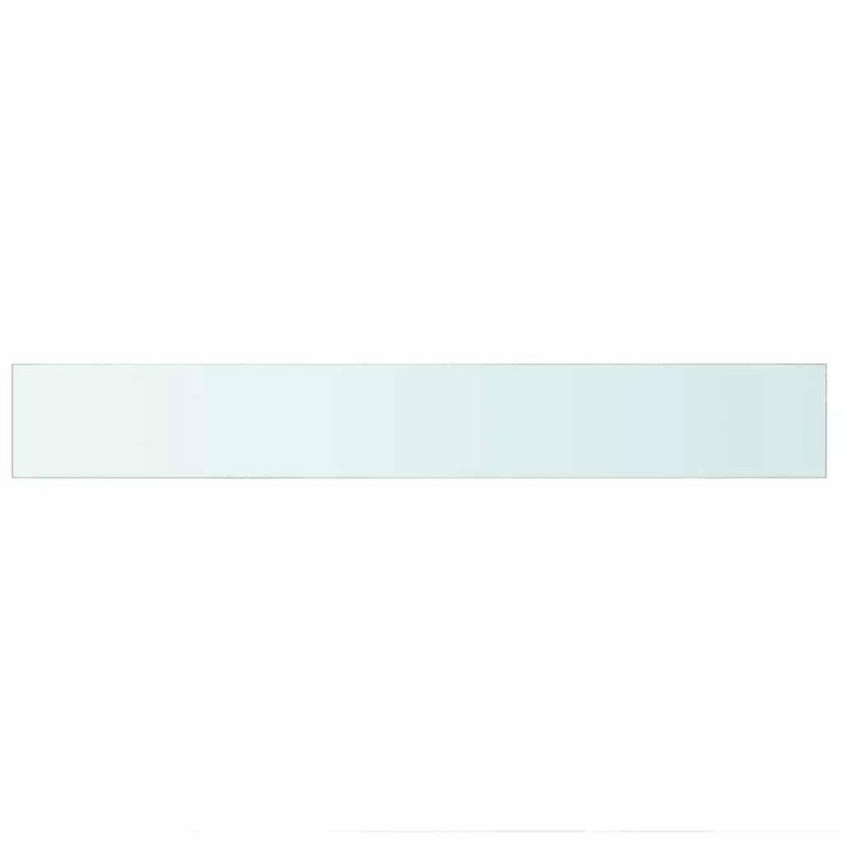 VIDAXL Panneaux d'etagere 2 pcs Verre Transparent 90 x 12 cm