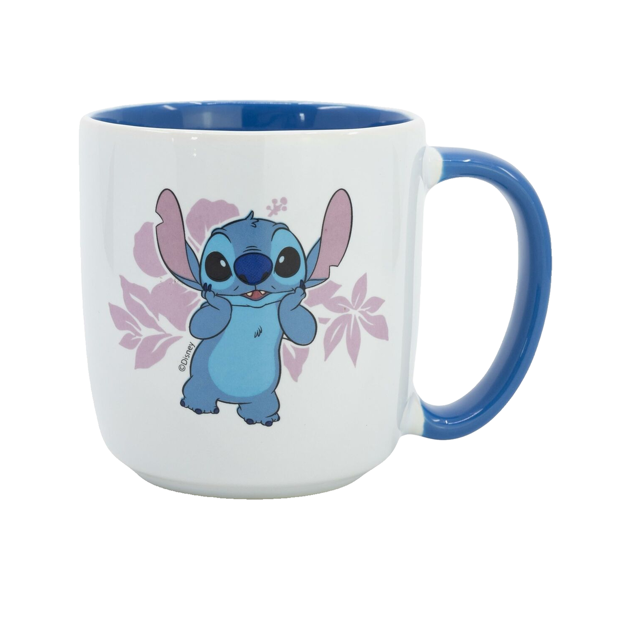 STOR Tasse stor stitch pink flowers 385 ml multicolore