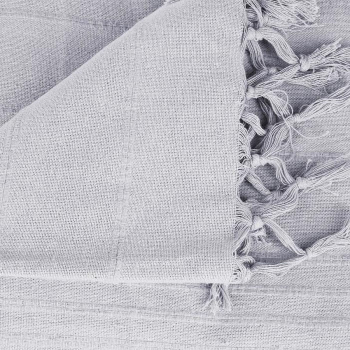 ATMOSPHERA Jeté de Lit  Anjali  230x250cm Gris Clair