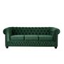Voir la diapositive 5 : LISA DESIGN William - canapé chesterfield - 3 places - en velours