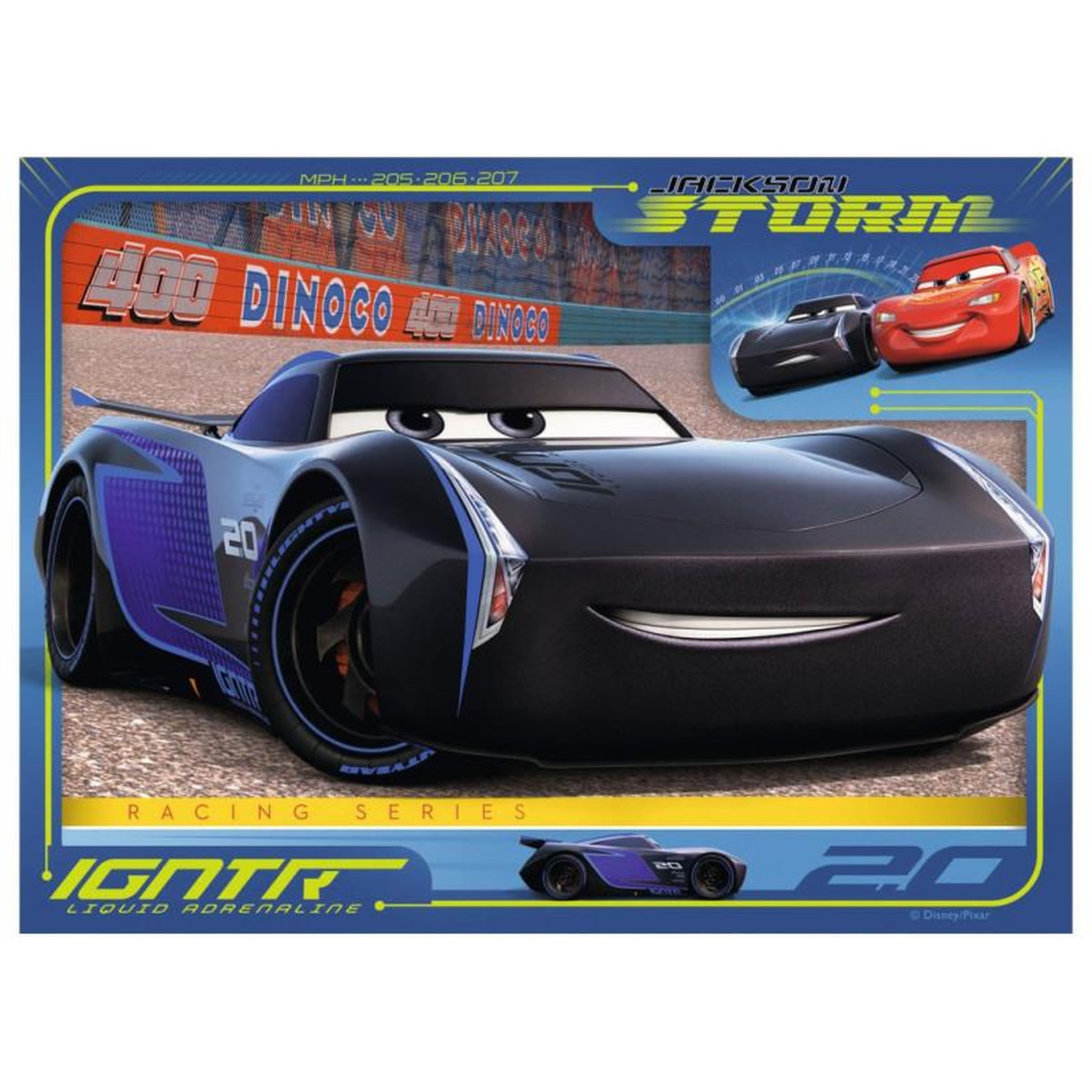 Voir la diapositive 4 : RAVENSBURGER RAVENSBURGER Disney Cars 3 Puzzle, 4in1