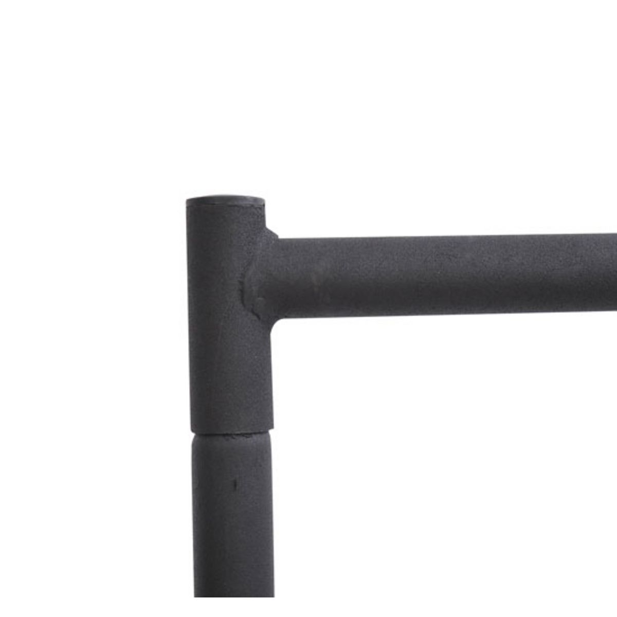 HOMCOM Portant tringle à vêtements acier charge max. 140 Kg dim. 150L x 60l x 170H cm noir