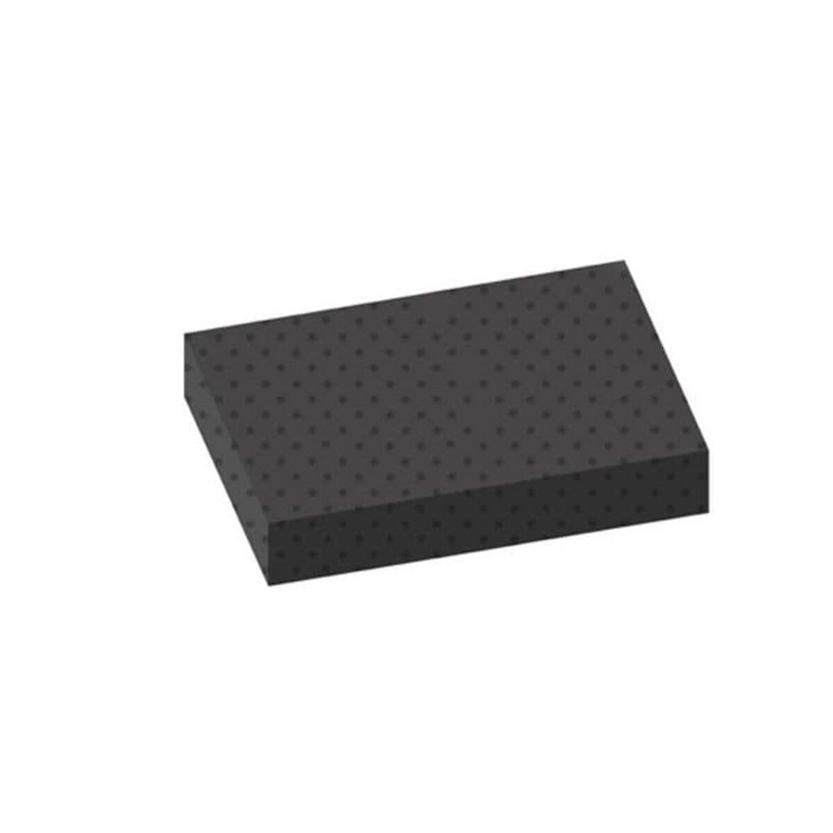 ESPACE-BRICOLAGE Tapis pastilles noir 100x120cm épaisseur 3mm