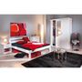 Voir la diapositive 5 : Paris Prix Armoire 3 Portes & 3 Tiroirs  Angel  190cm Blanc