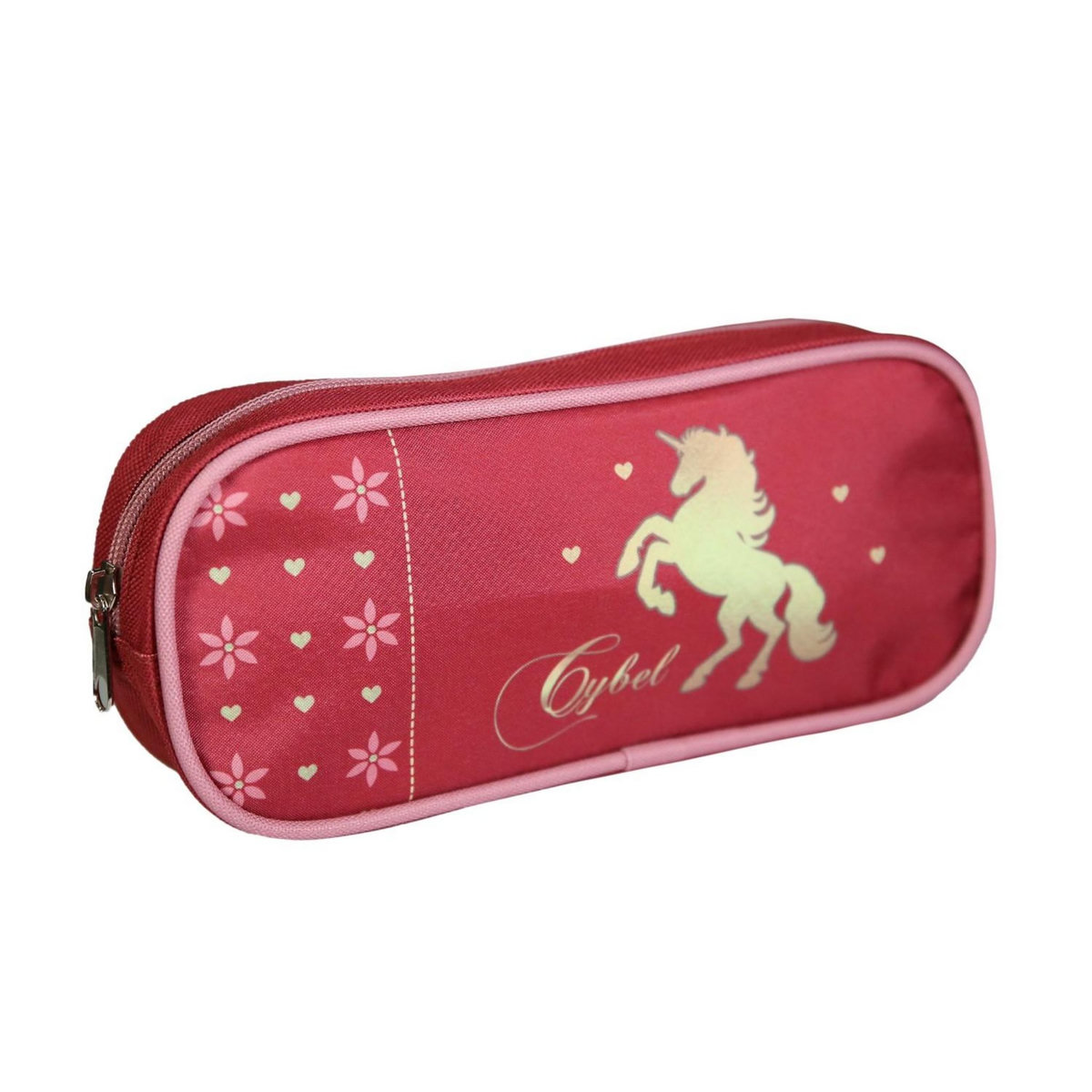 Bagtrotter BAGTROTTER Trousse scolaire rectangulaire Cybel Rose