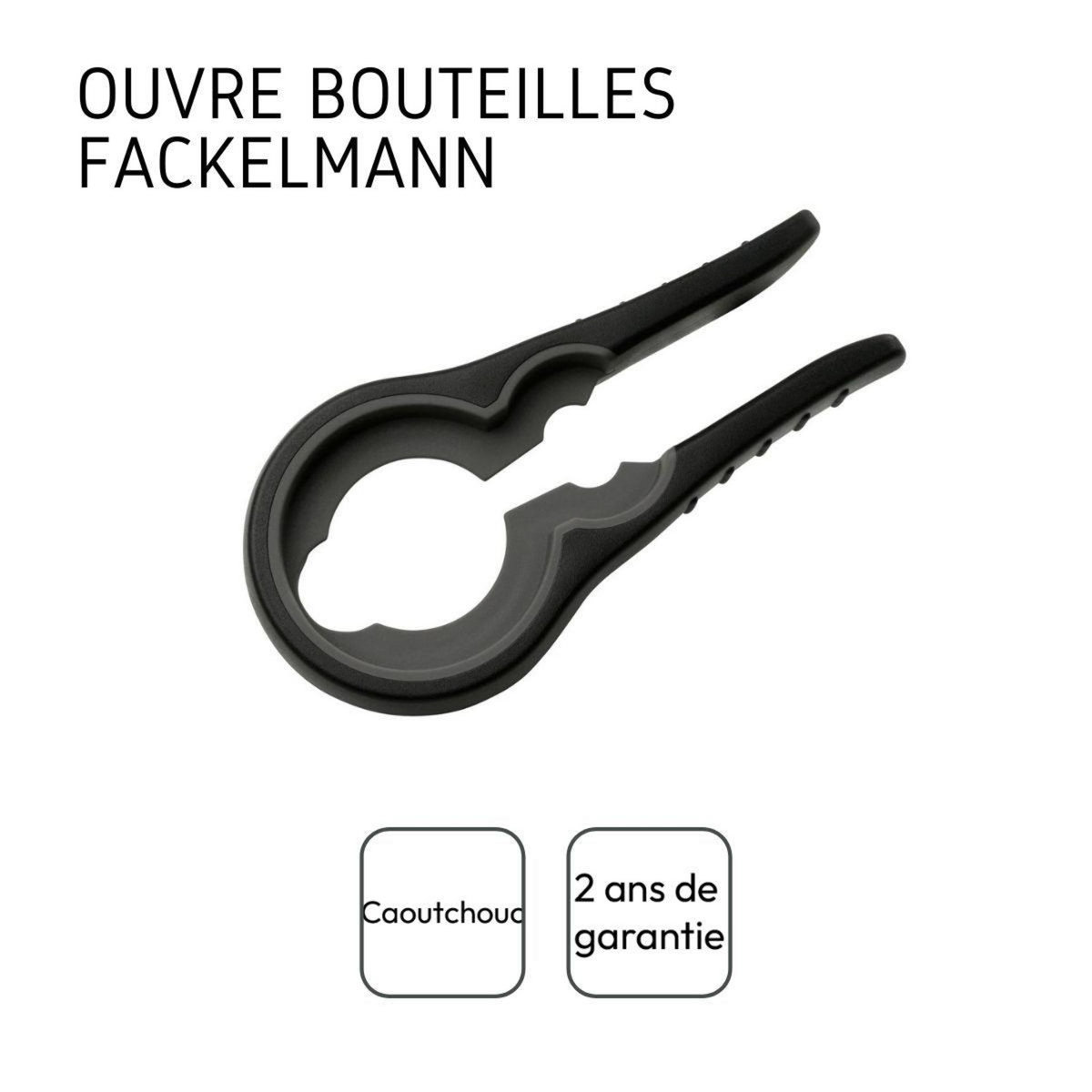 Fackelmann Ouvre bocal universel et bouteilles universel Fackelmann