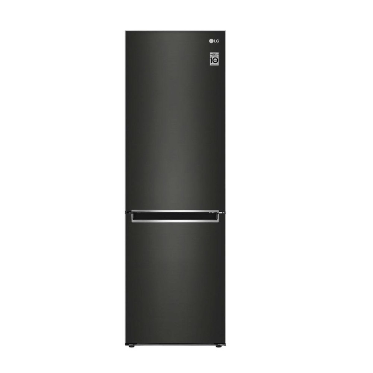 LG Réfrigérateur combiné 60cm 341l ventilé noir - GBB61BLJEN