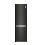 LG Réfrigérateur combiné 60cm 341l ventilé noir - GBB61BLJEN