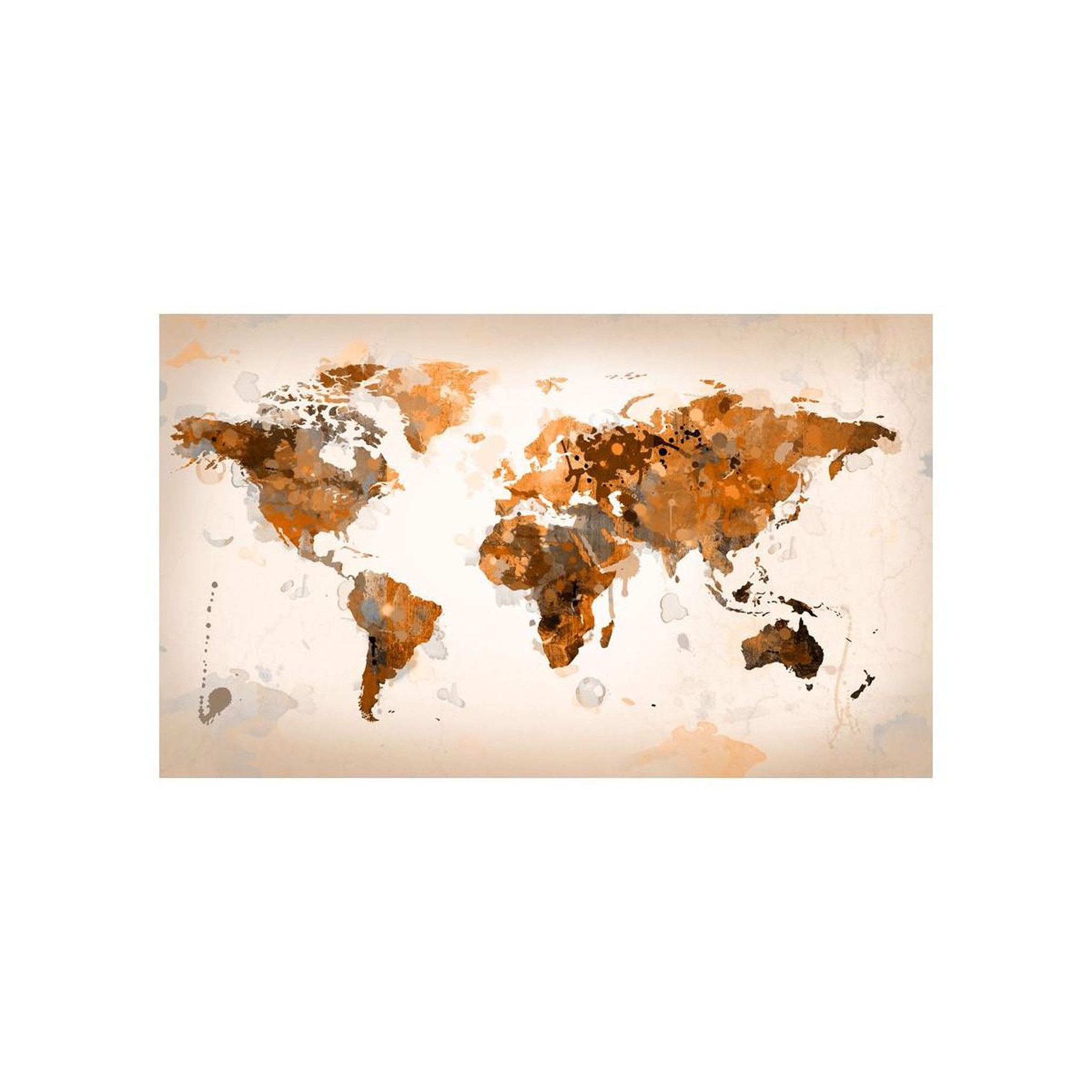 Voir la diapositive 2 : Paris Prix Papier peint  world in brown shades  270x450cm