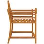 Voir la diapositive 5 : VIDAXL Chaises de jardin lot de 2 91x62x94 cm Bois de teck solide