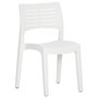 Voir la diapositive 3 : VIDAXL Chaises de jardin lot de 2 Blanc Polypropylene
