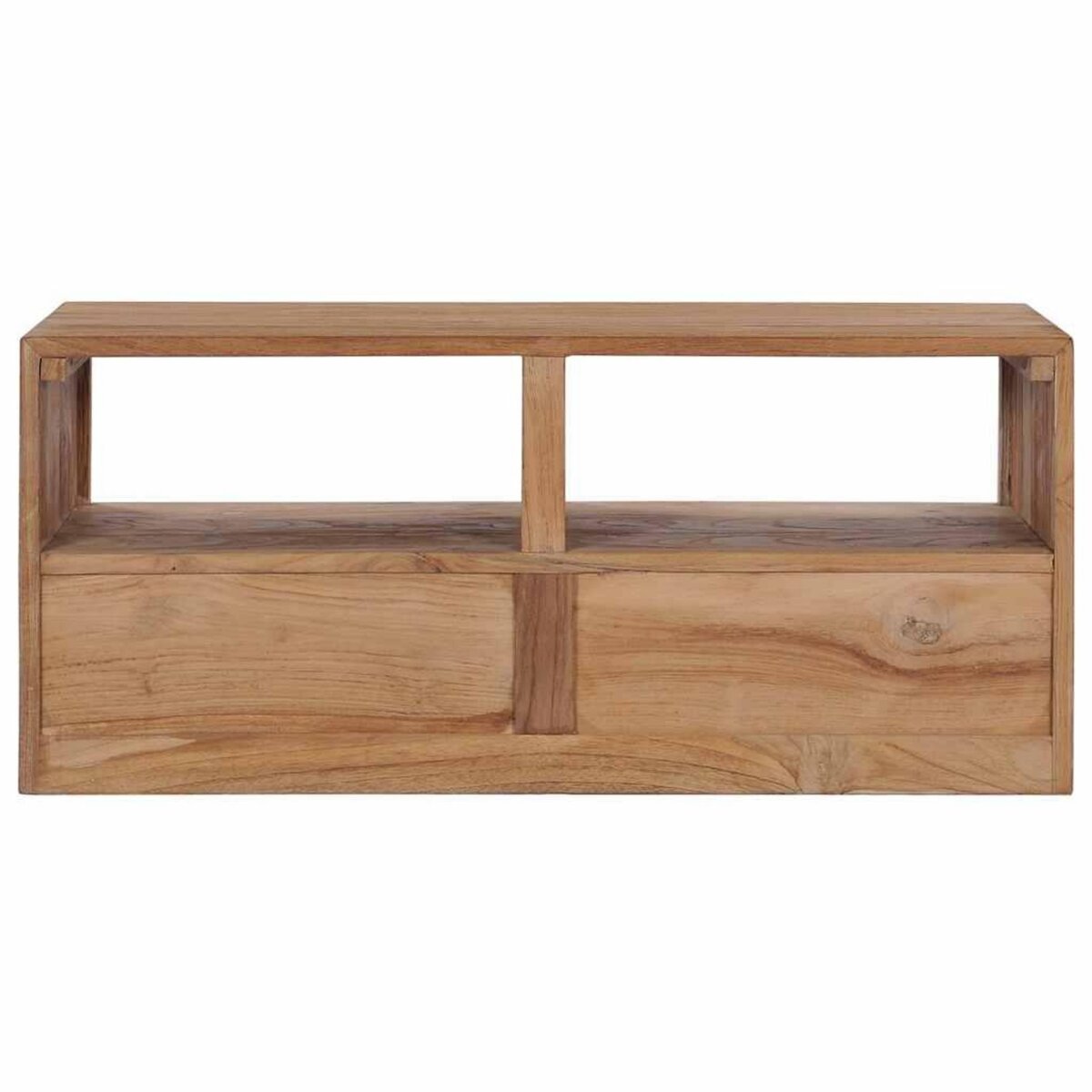 VIDAXL Meuble TV 90x30x40 cm bois de teck solide