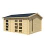 Voir la diapositive 2 : Abri de jardin bois CARROZ / 16.00m² / 28mm