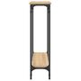 Voir la diapositive 5 : VIDAXL Table console chêne sonoma 75x22,5x75 cm bois d ingénierie