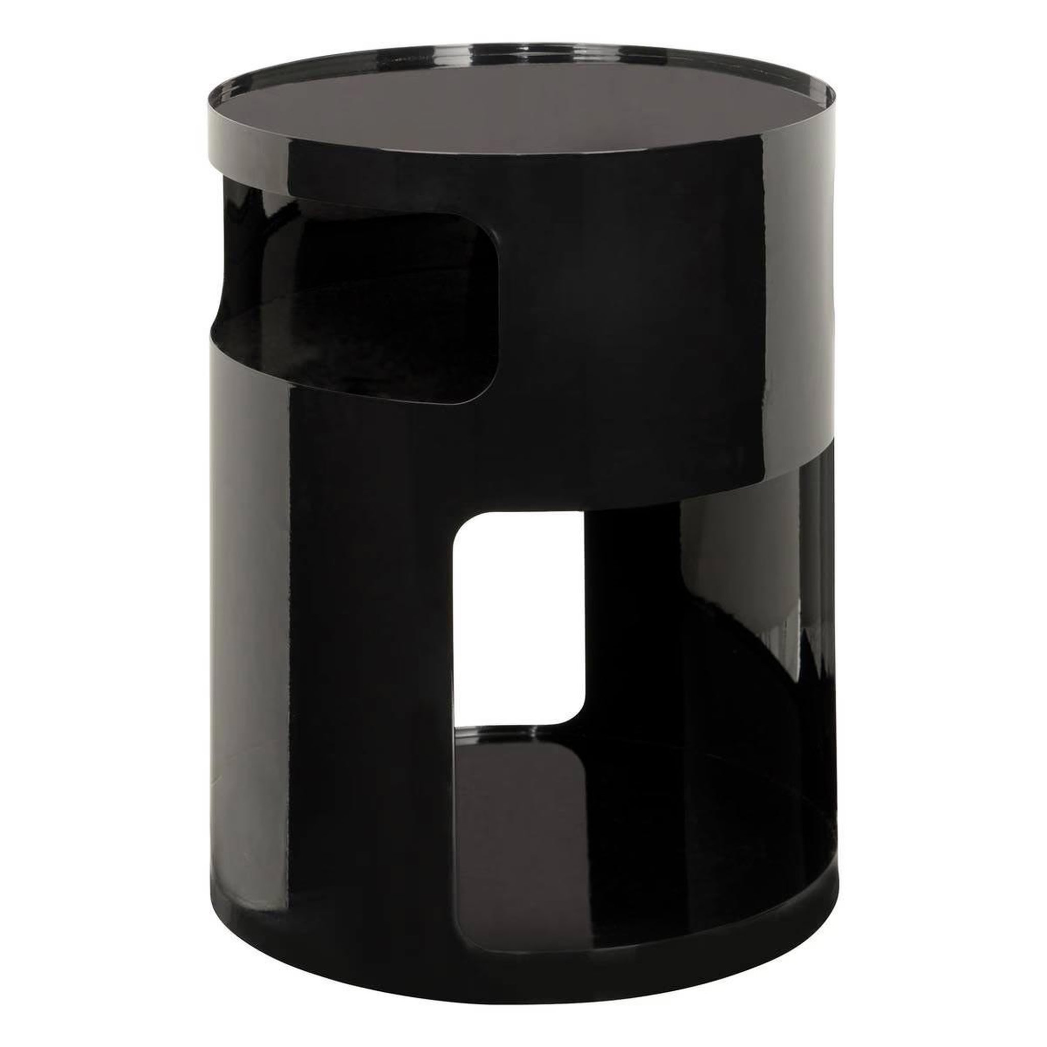 ATMOSPHERA Table d'Appoint Design  Ashdal  45cm Noir
