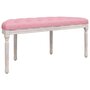 Voir la diapositive 5 : VIDAXL Banc Rose 110,5x45x49 cm Velours