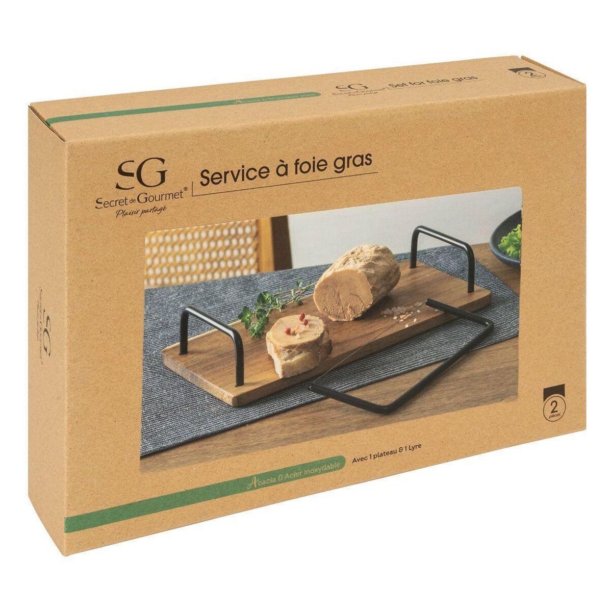 SECRET DE GOURMET Set Foie Gras 2pcs
