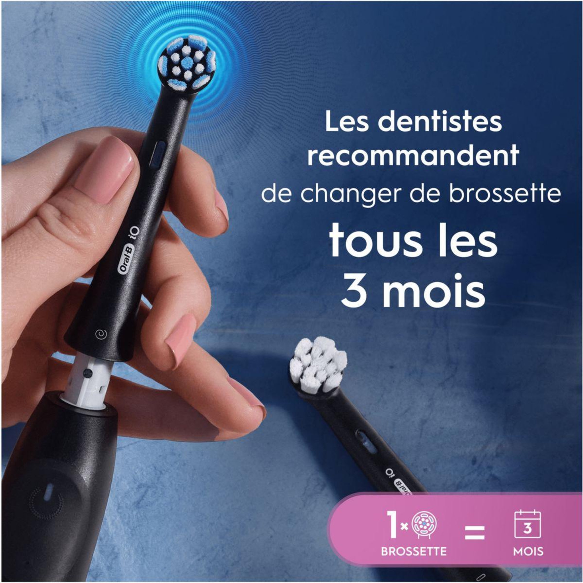 Voir la diapositive 4 : ORAL B Brossette dentaire io gentle care noir x3