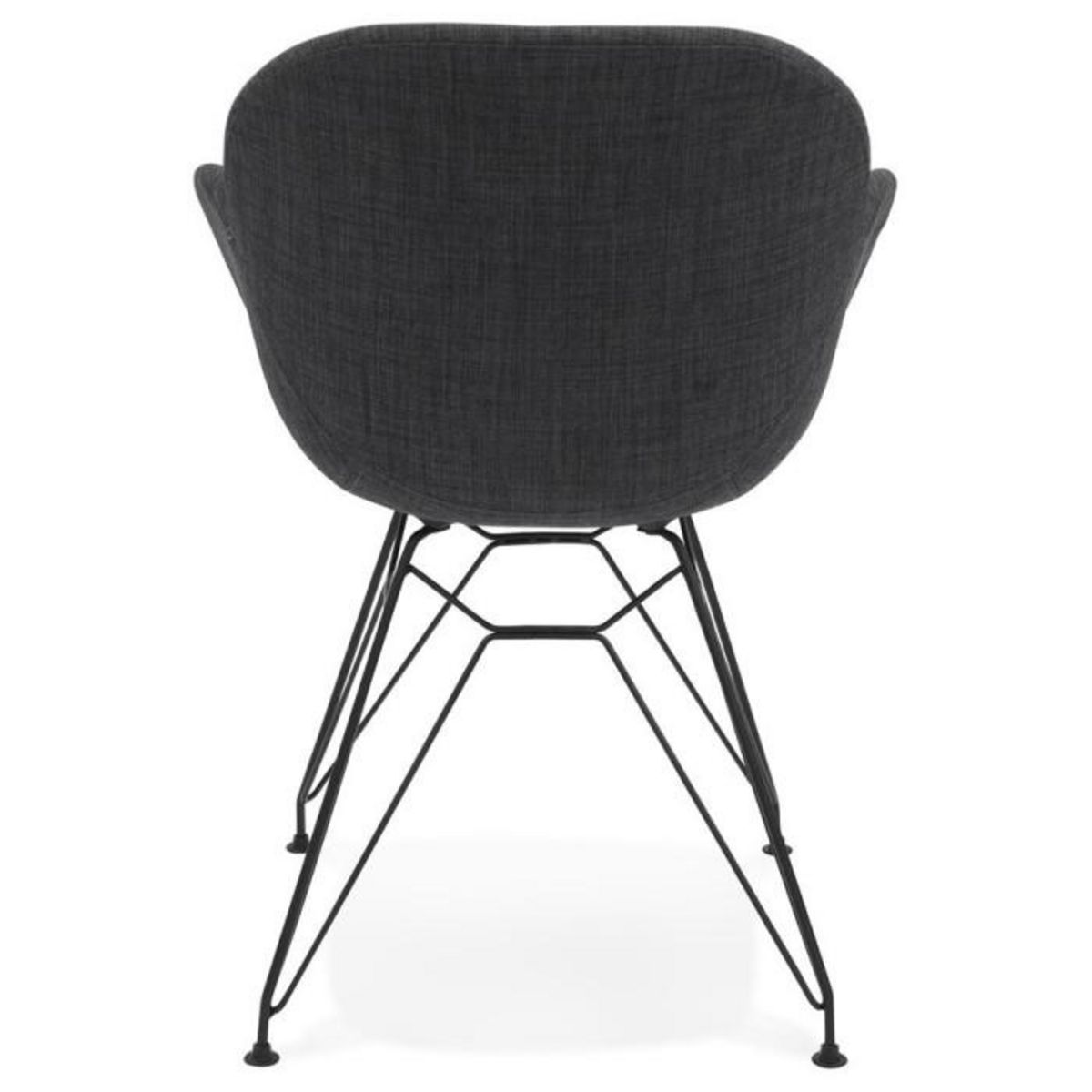 Paris Prix Fauteuil Design Tissu  Kapt  85cm Gris Foncé