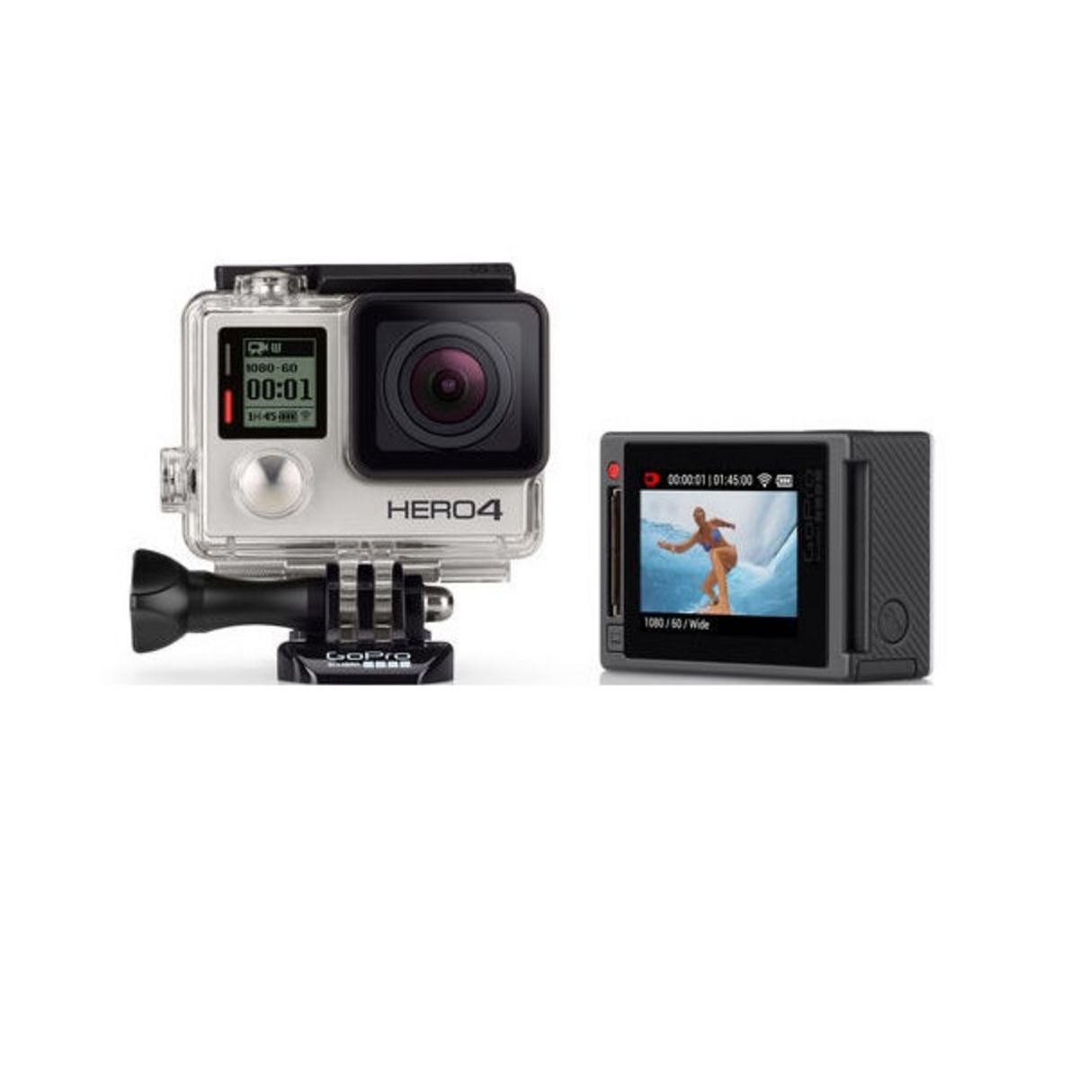 GOPRO HERO4 - Argent - Caméra de sport