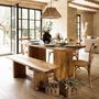 Voir la diapositive 2 : Paris Prix Table de Repas en Bois  Oscar  180cm Beige