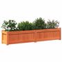 Voir la diapositive 4 : VIDAXL Jardinieres 2 pcs cire marron bois de pin massif