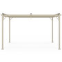 Voir la diapositive 3 : ID MARKET Pergola toit rétractable 4 pieds 3x4 M tonnelle structure beige et toile beige