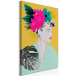 Paris Prix Tableau Imprimé  Flowers in the Hair. Coloris disponibles : Multicolore