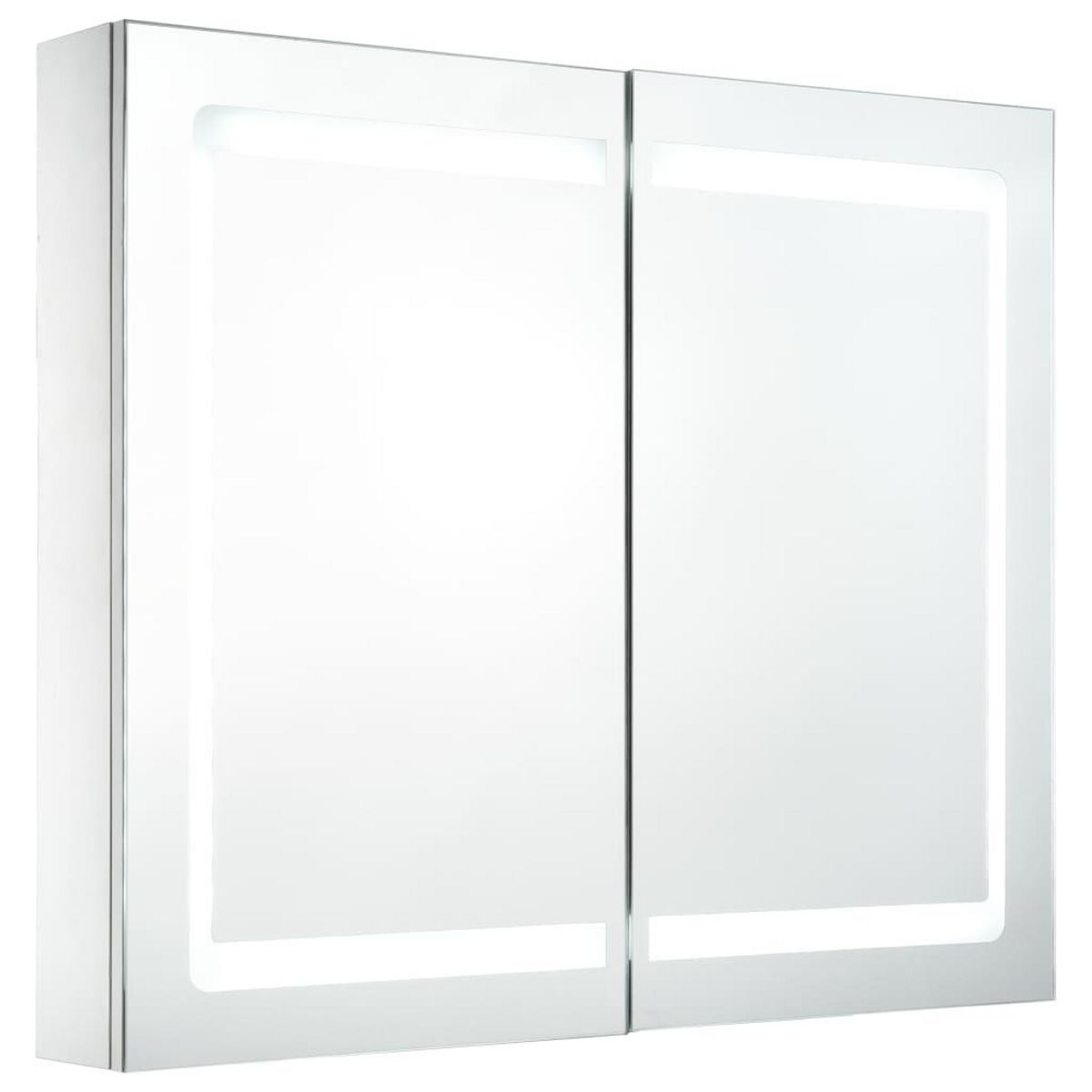 VIDAXL Armoire de salle de bain a miroir LED 80x12,2x68 cm