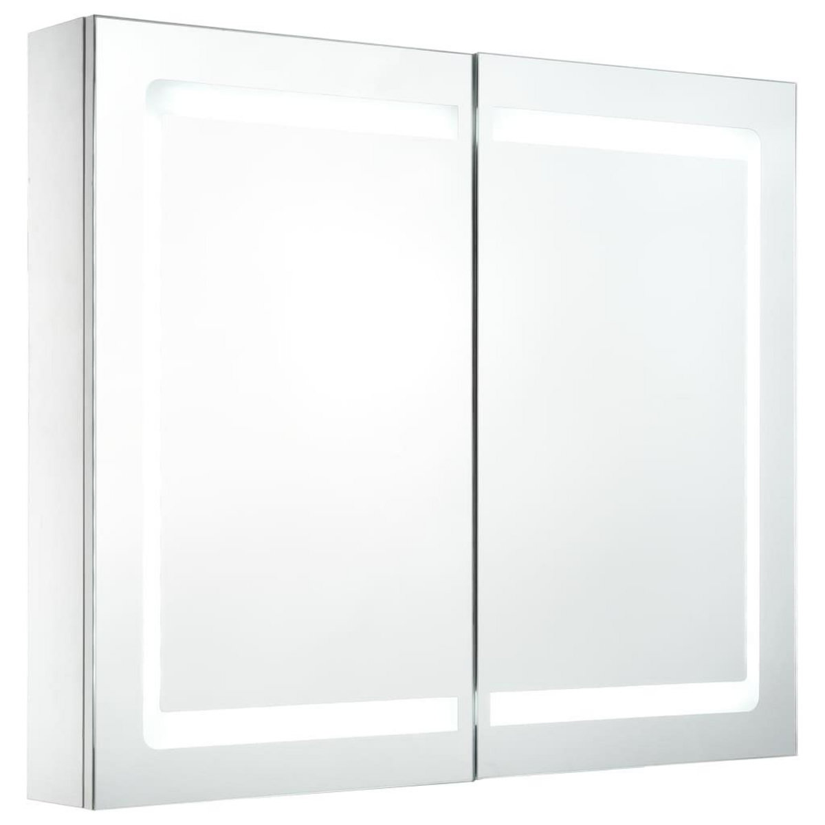 VIDAXL Armoire de salle de bain a miroir LED 80x12,2x68 cm