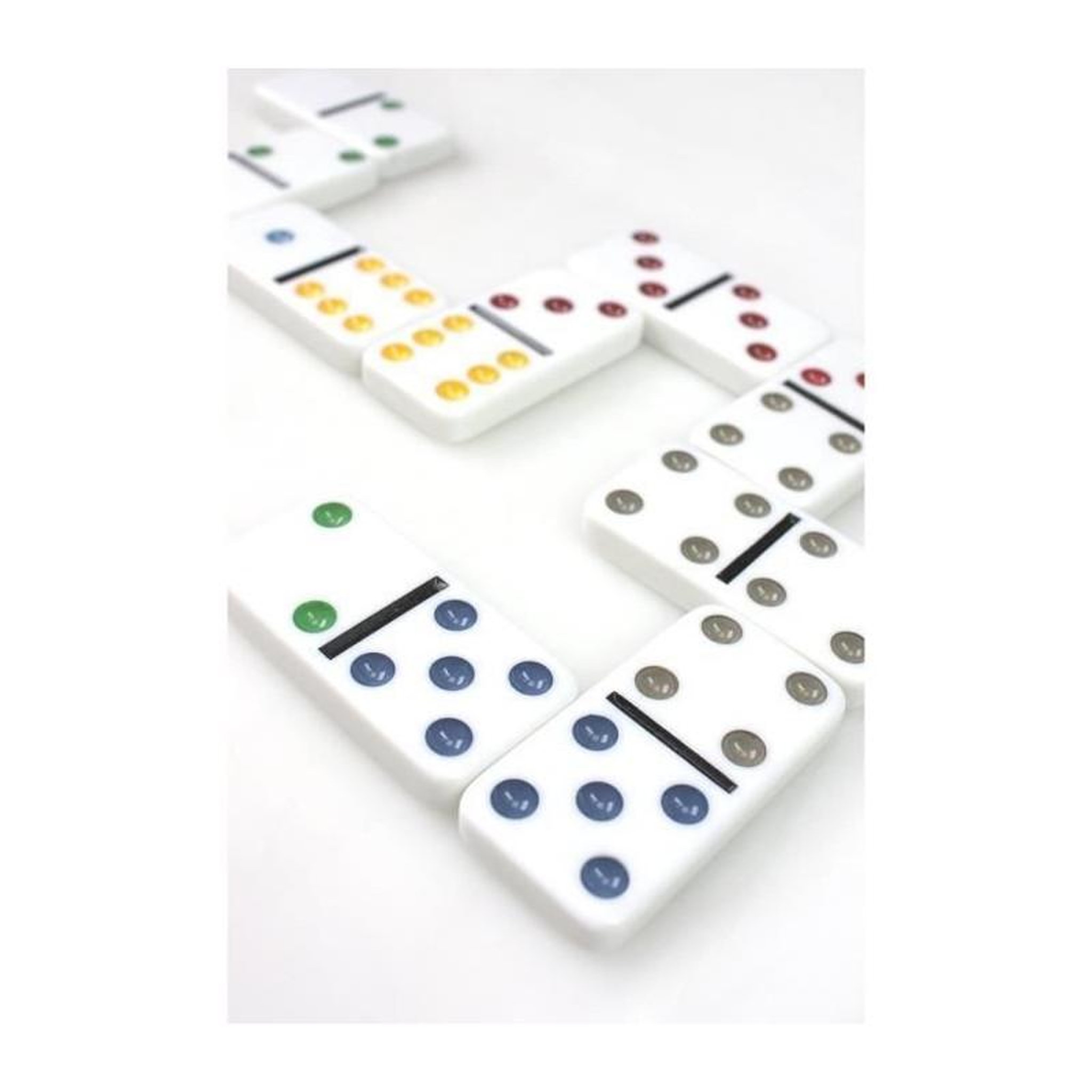 Voir la diapositive 4 : Tactic TACTIC Domino Double 6 - Boite Metal