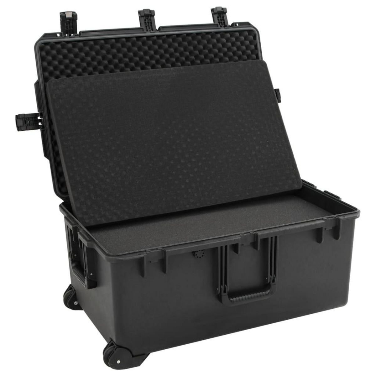 VIDAXL Valise de vol portable Noir 79,5x52x39 cm PP