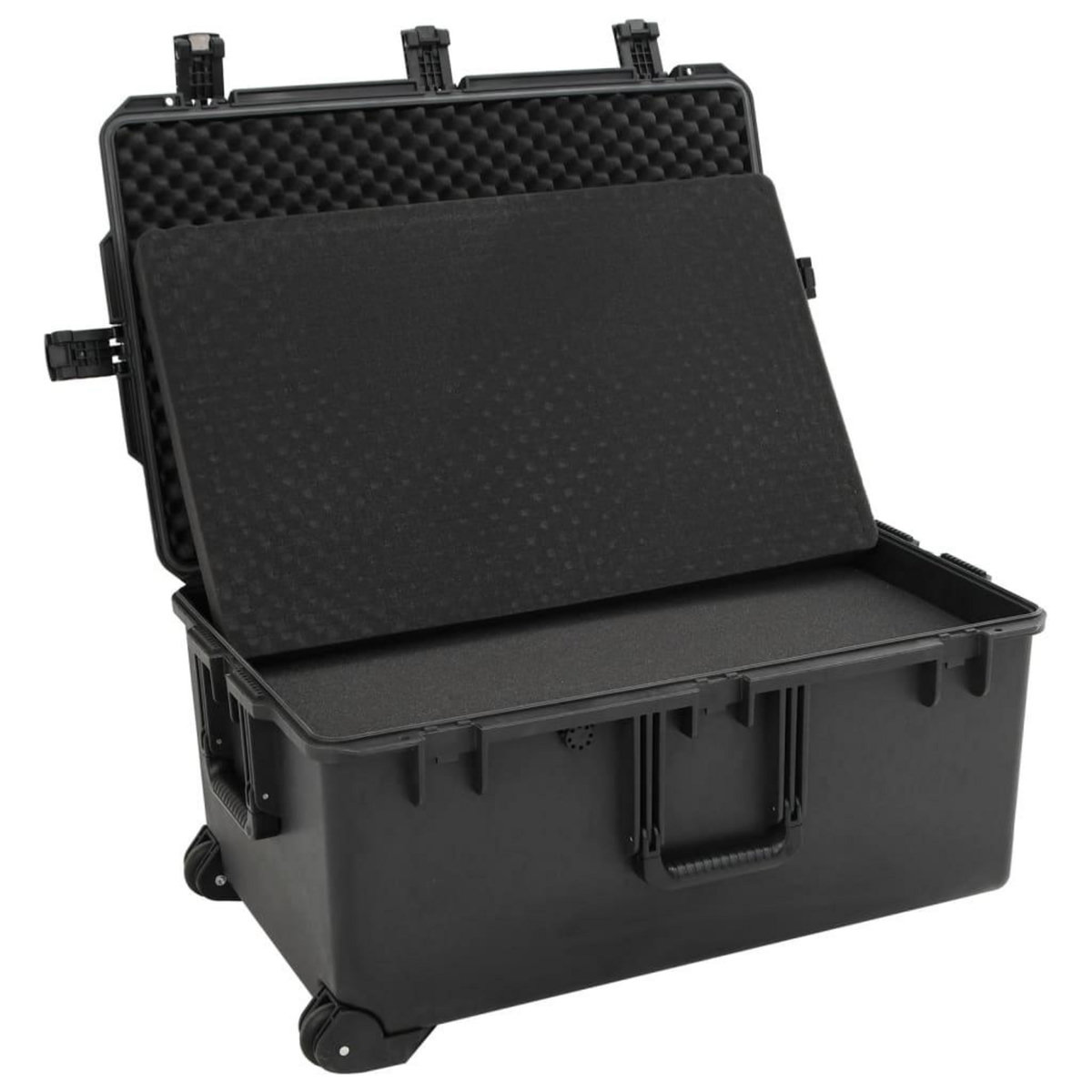 VIDAXL Valise de vol portable Noir 79,5x52x39 cm PP