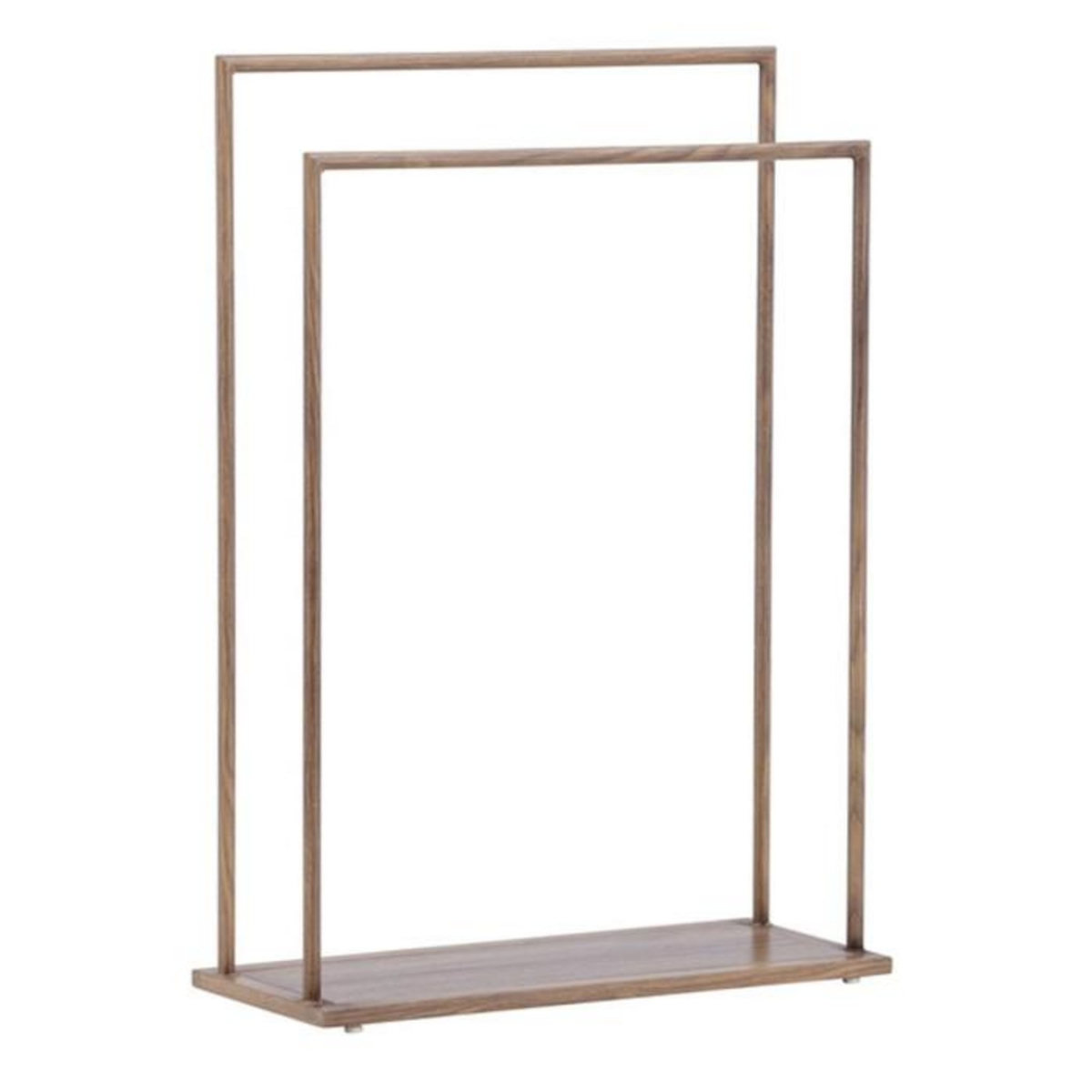 Paris Prix Portant à Vêtements Double  Alva  100cm Moka