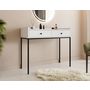 Voir la diapositive 4 : BEST MOBILIER Filipo - console - blanc - 100 cm