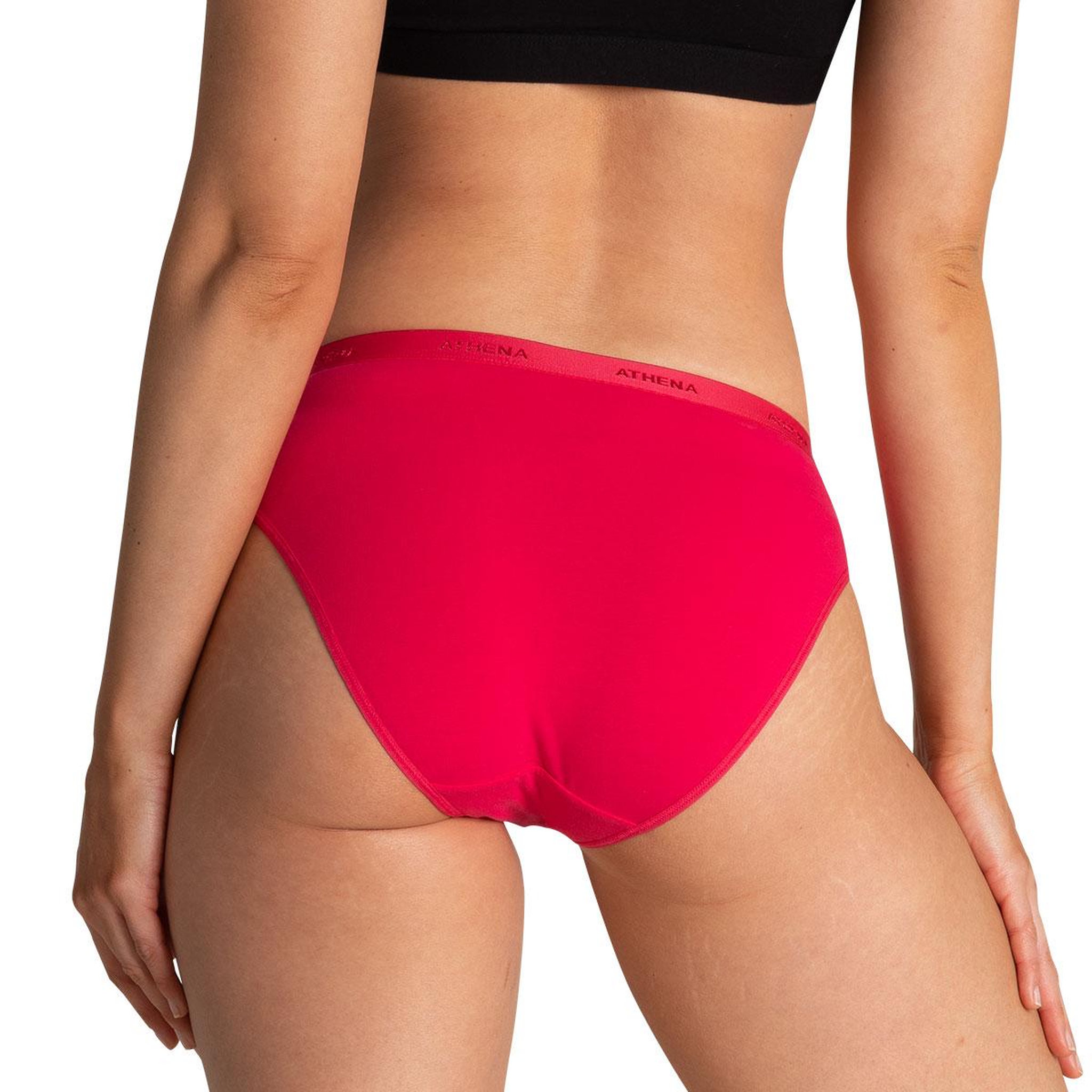 Voir la diapositive 3 : Athena Lot de 3 slips femme Ecopack Basic