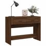 Voir la diapositive 4 : VIDAXL Table console Chene marron 100x39x75 cm Bois d'ingenierie