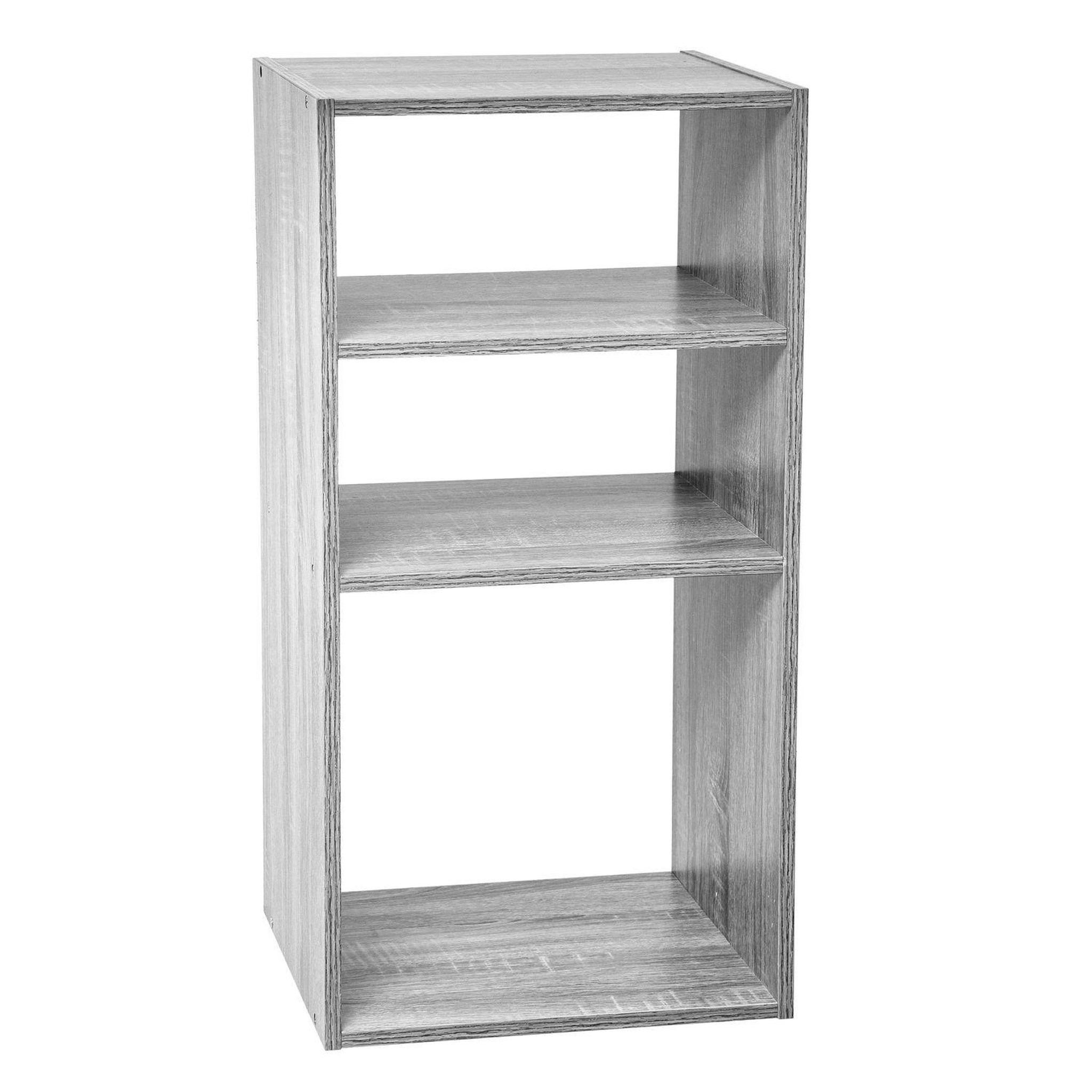 Voir la diapositive 1 : ATMOSPHERA Etagère rectangulaire 2 + 1 cases mix