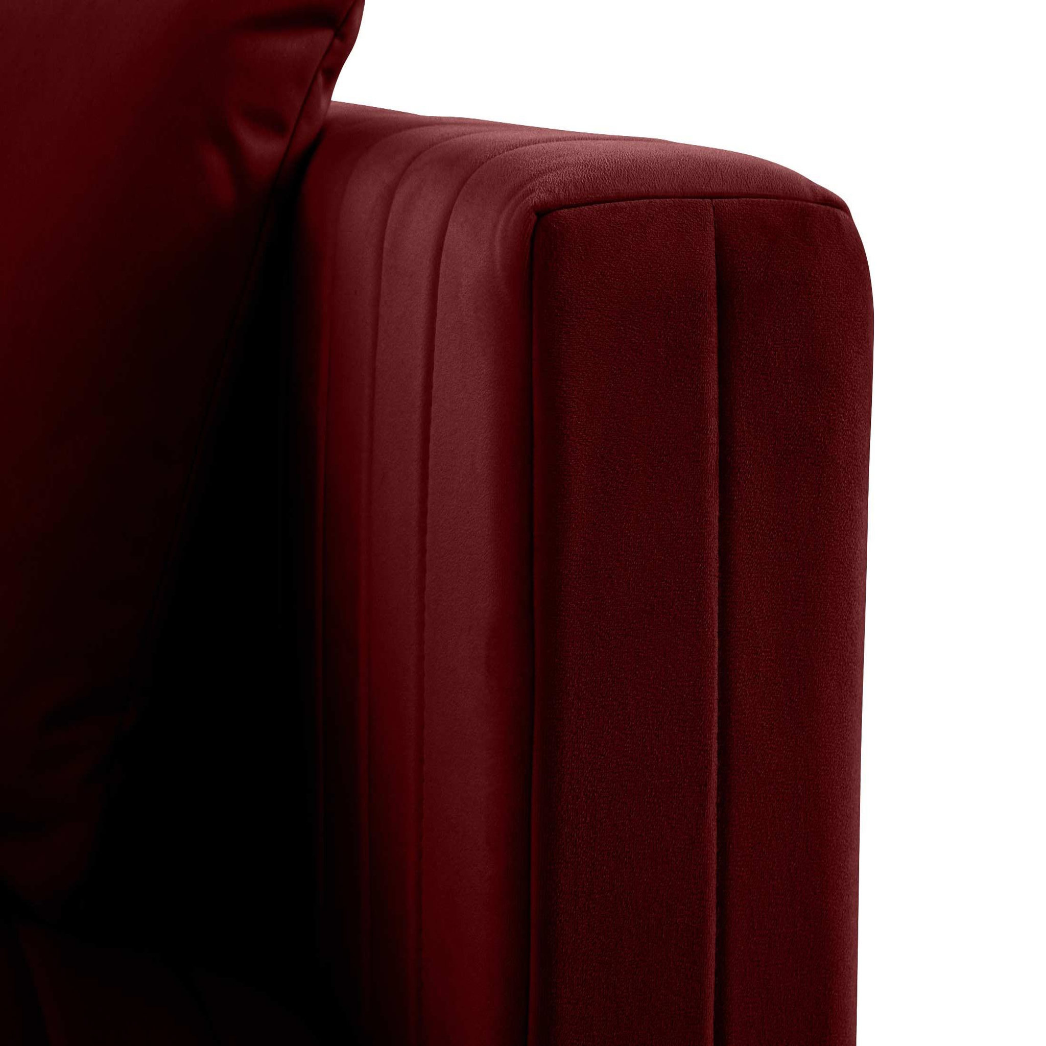 Voir la diapositive 5 : LISA DESIGN Nova - module d'assise droit - en velours
