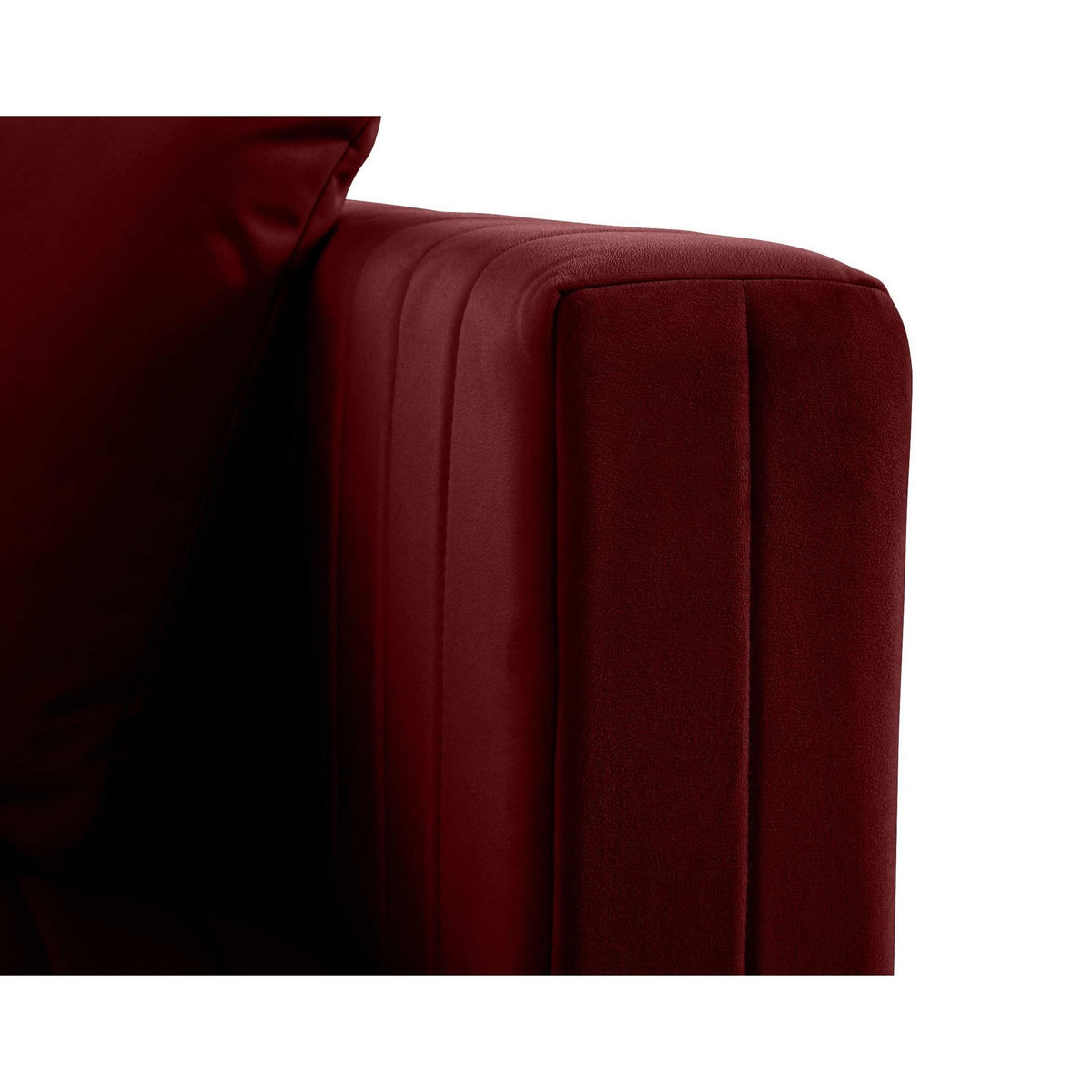 LISA DESIGN Nova - module d'assise droit - en velours