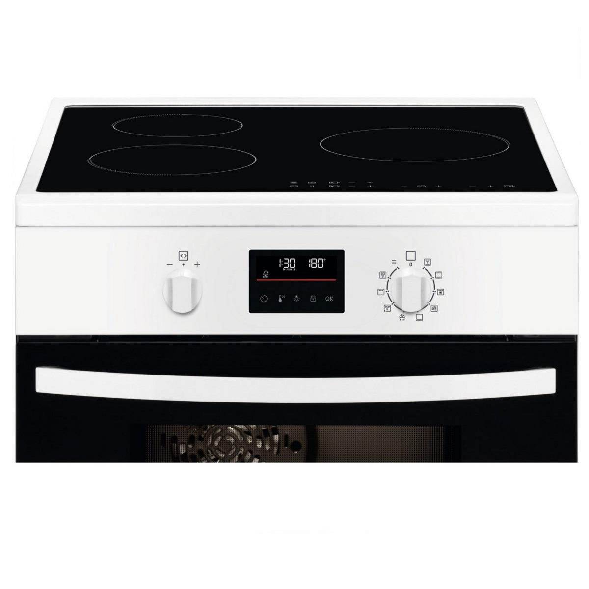 FAURE Cuisinière induction 54l 3 feux blanc - FCI6593PWA