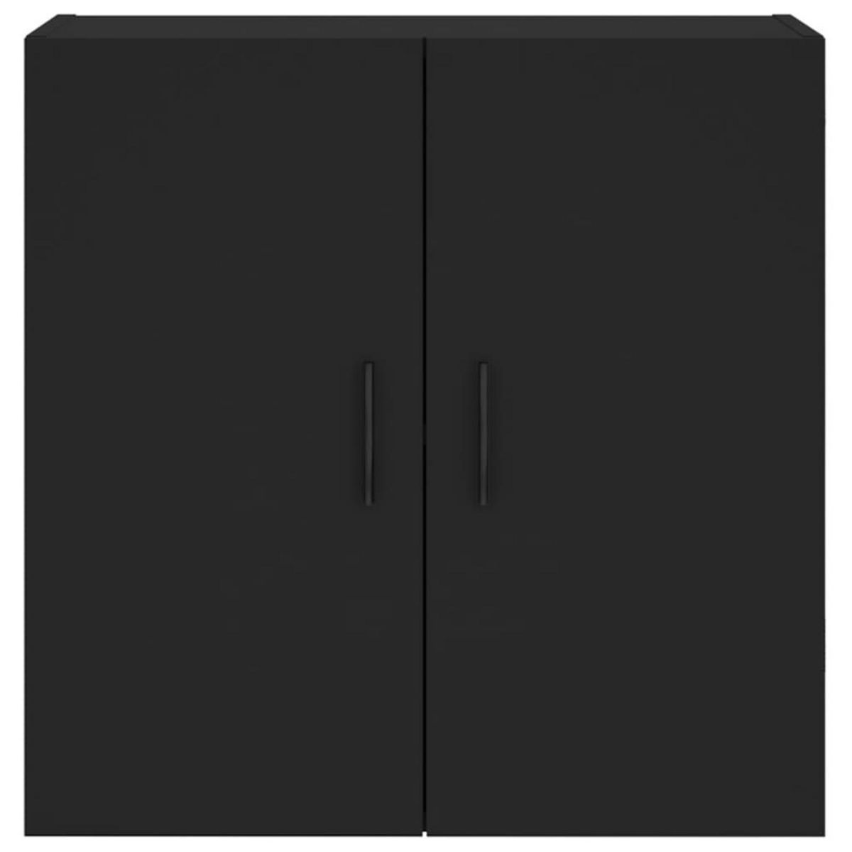 VIDAXL Armoire murale noir 60x31x60 cm bois d'ingenierie