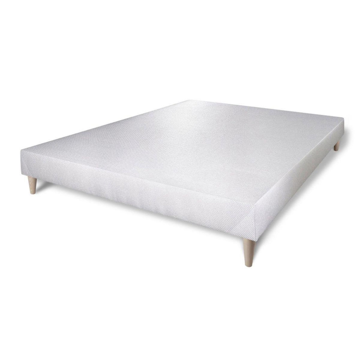 SEPTNUITS PACK Matelas + sommier Memo Bio  Mousse à mémoire de forme 5 zones de confort Maxi épaisseur + Couette + 2 oreillers