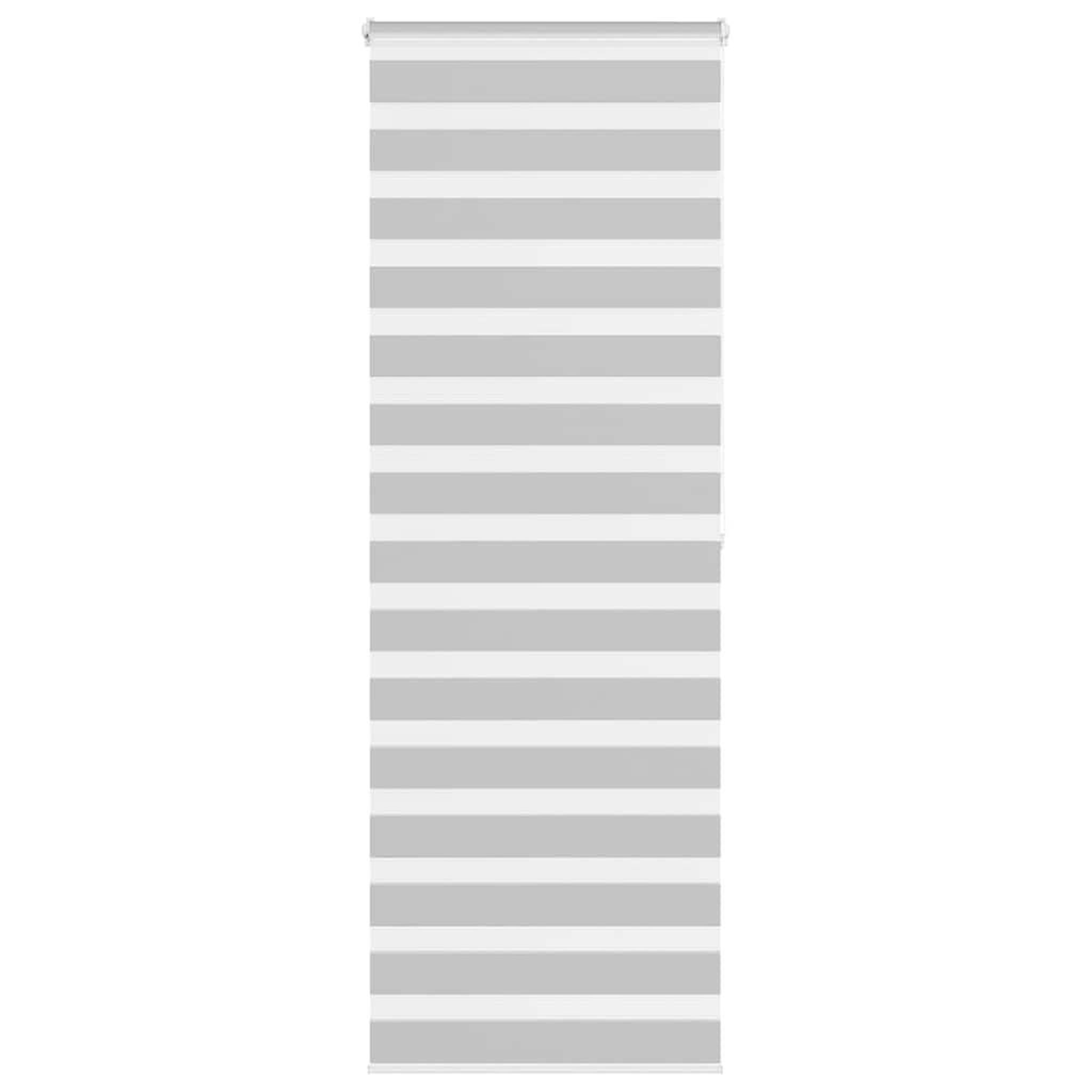 VIDAXL Store zebre gris clair largeur du tissu 65,9 cm polyester